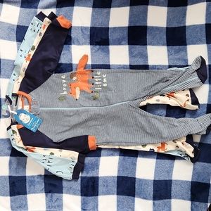 Gerber cotton 3 pk sleep n' plays